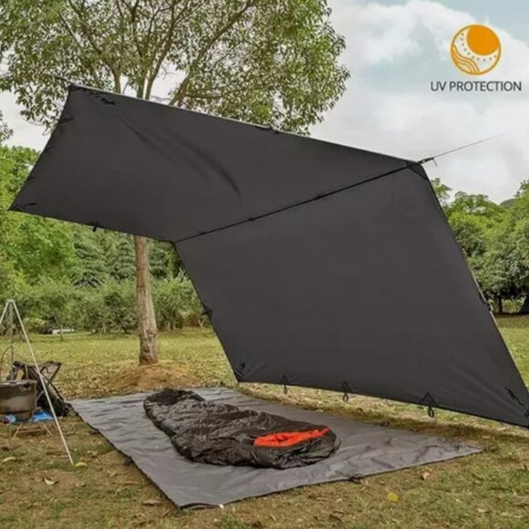 FREE SOLDIER Waterproof Portable Tarp Multifunctional Outdoor Camping Traveling - Picture 3 of 9